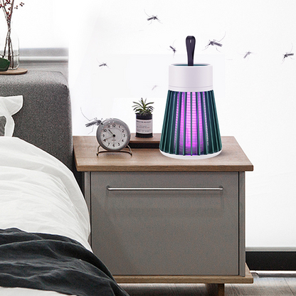 Electric Shock Mosquito Killer Lamp – USB Rechargeable Indoor & Outdoor Trap