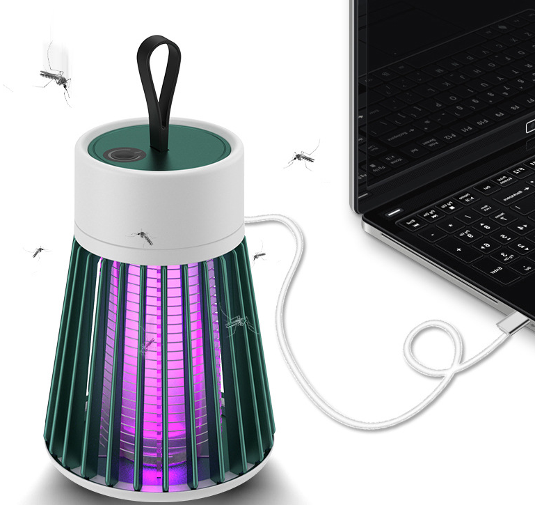 Electric Shock Mosquito Killer Lamp – USB Rechargeable Indoor & Outdoor Trap