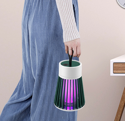 Electric Shock Mosquito Killer Lamp – USB Rechargeable Indoor & Outdoor Trap